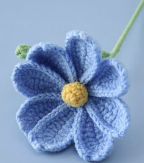 Light Blue Vivid Daisy