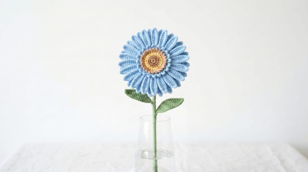 Light Blue Posy Gerbera