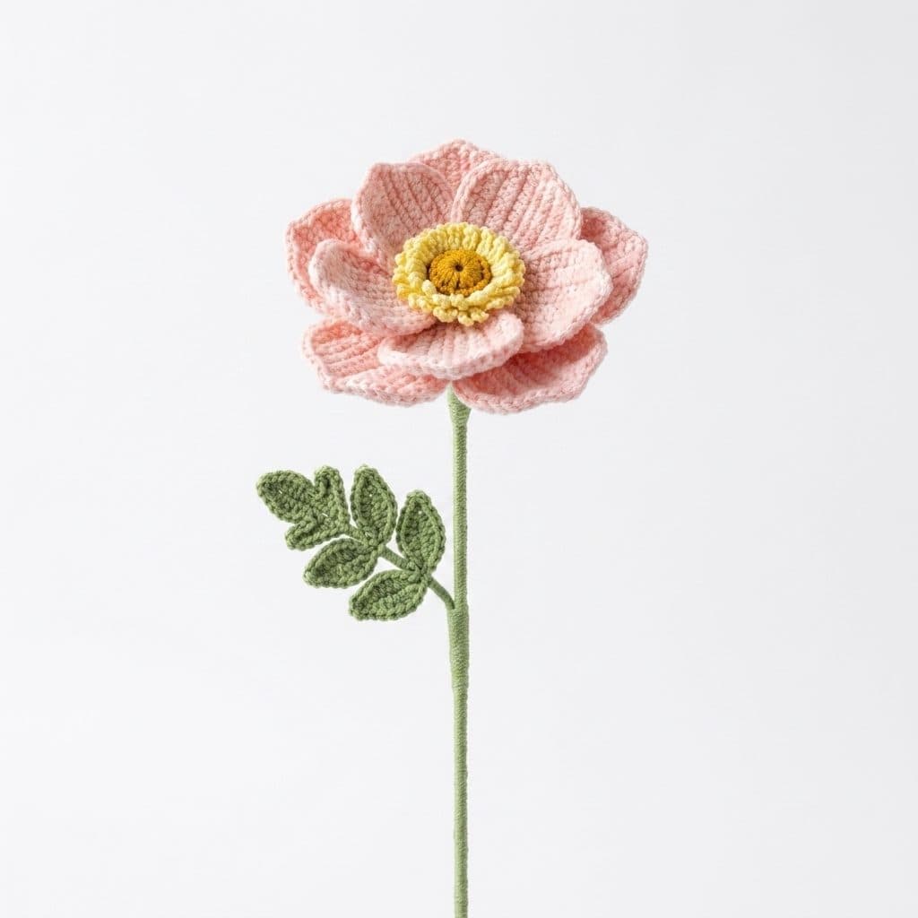 Light Pink Leafy Peony