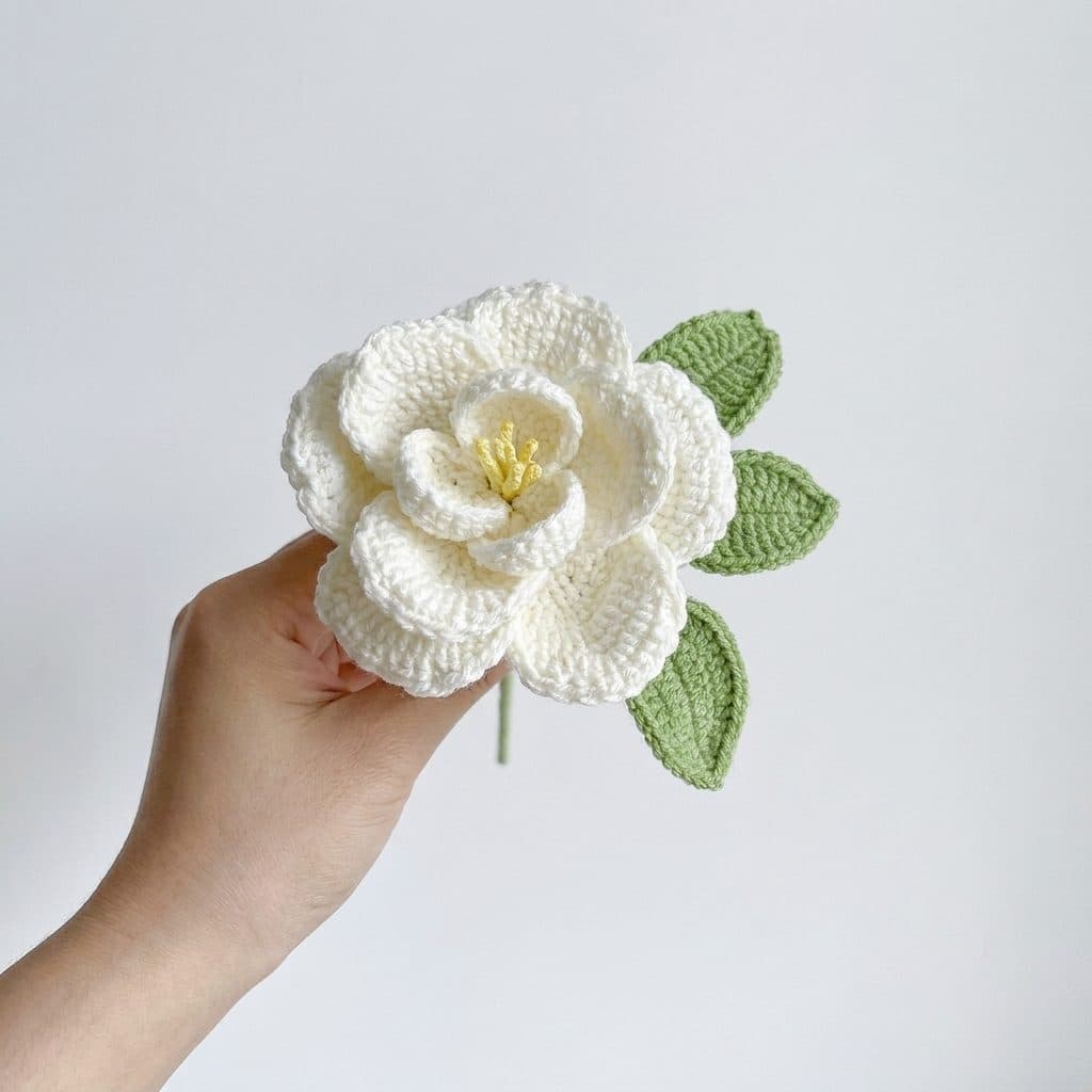 White Stemmed Rose & Peony