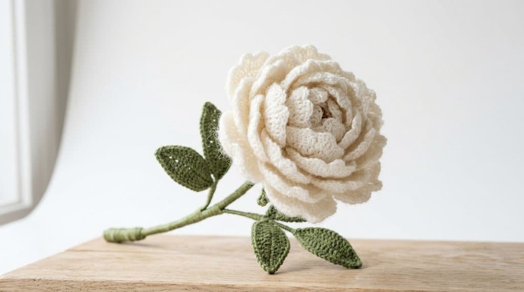 Cream Heirloom Rose