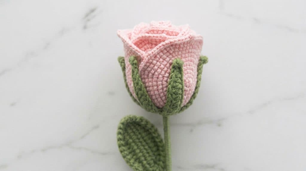 Light Pink Single-Stem Rose