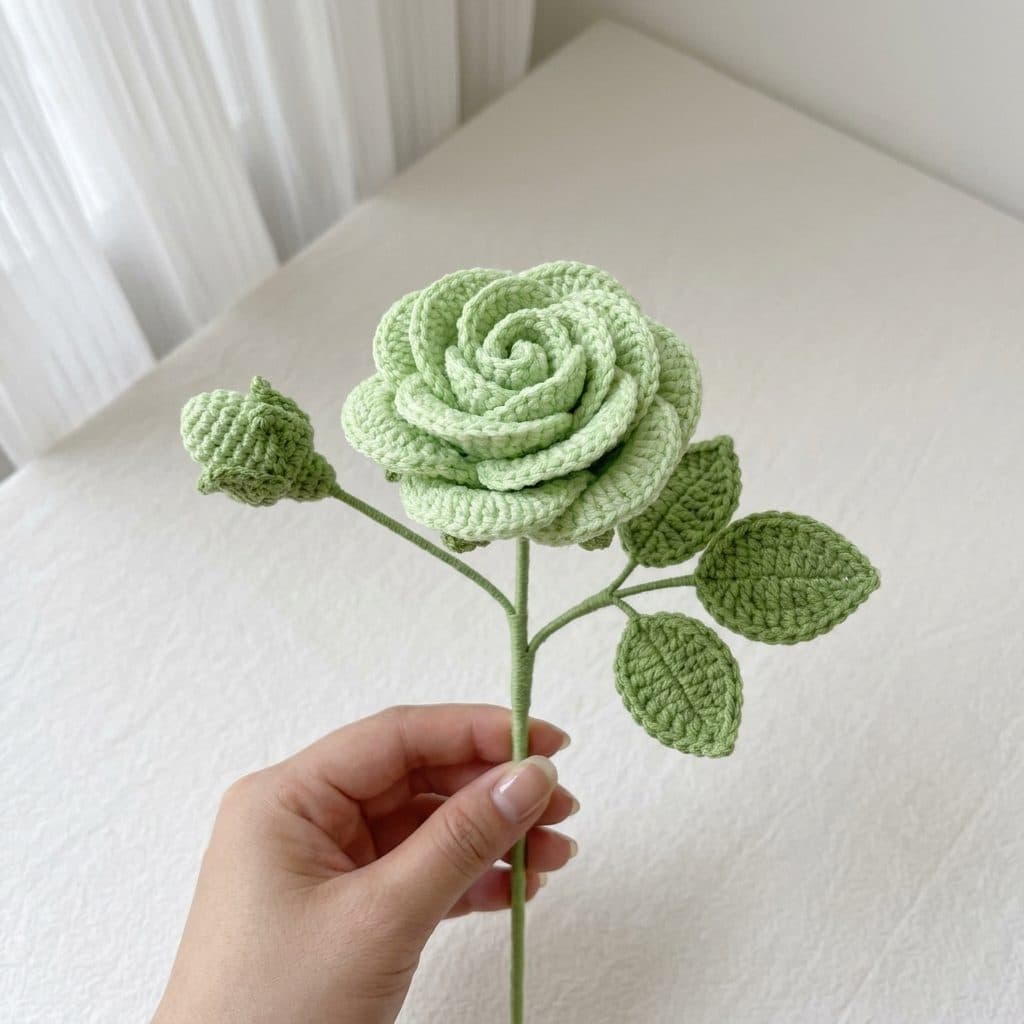 Sage Green Studio Rose