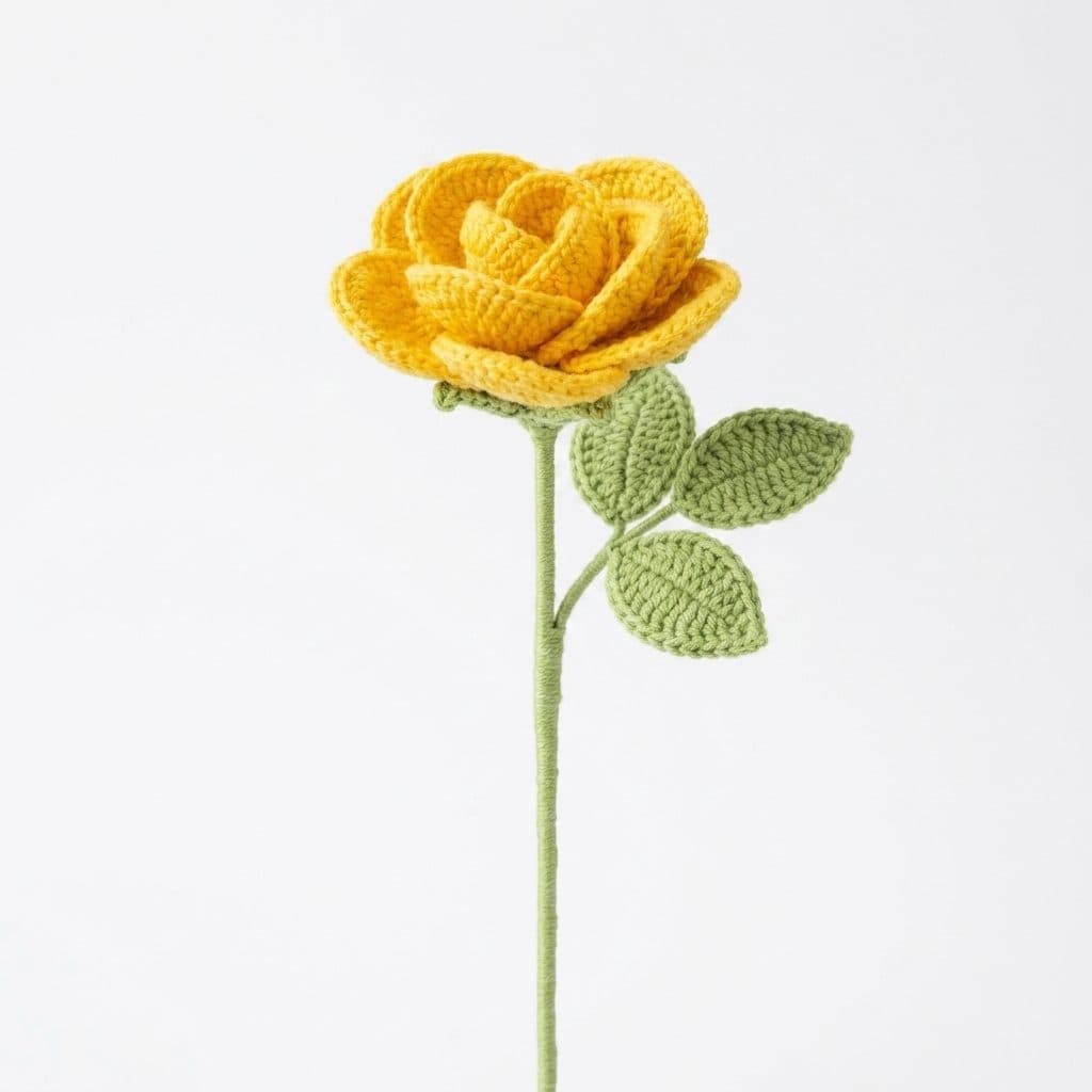 Yellow Stemmed Rose & Peony